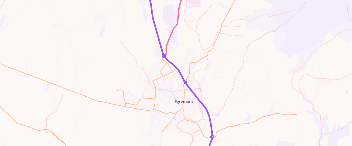 Map showing the location of Jubilee Garage