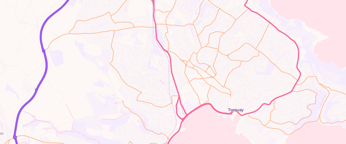Map showing the location of Rontec Abbey