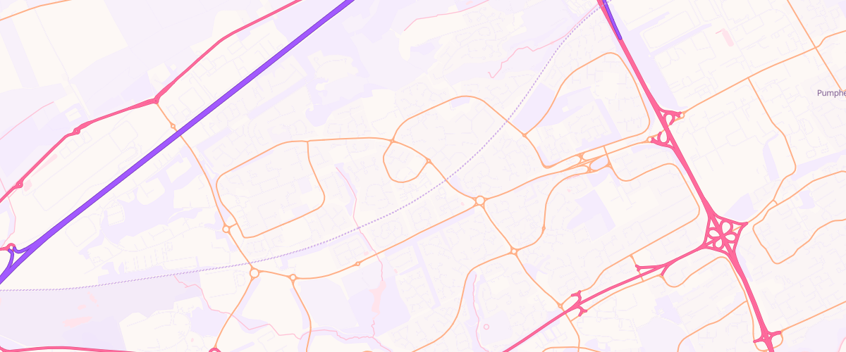 Map showing the location of Mfg Carmondean