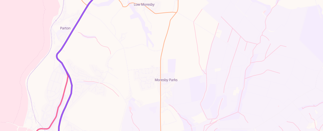 Map showing Walkmill Motors Ltd, Whitehaven