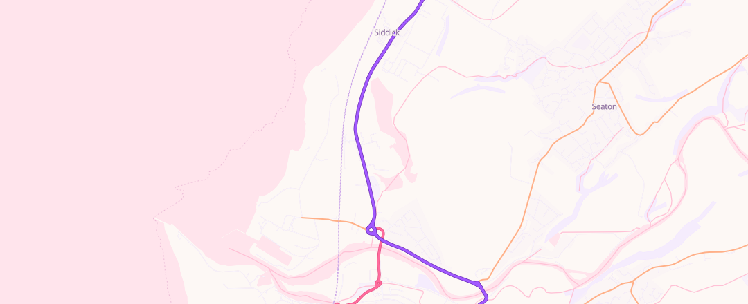 Map showing J Edgar & Son Ltd, Workington