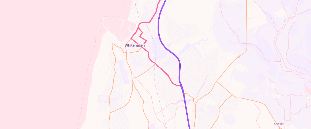 Map showing the location of Eg Corkickle Pfs