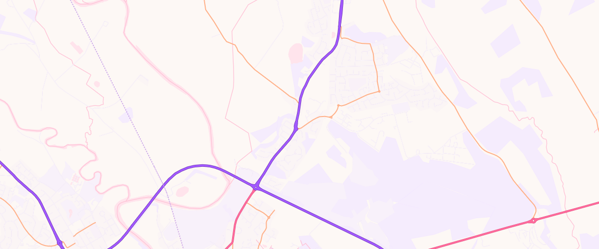 Map showing the location of Heathhall Dumfries Esso Express