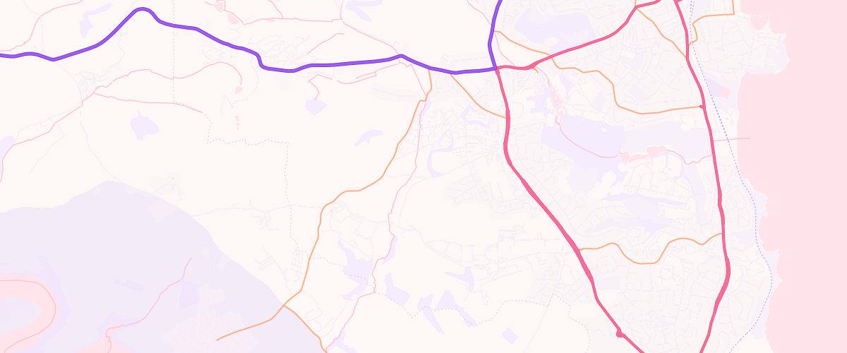 Map showing the location of Sainsburys Paignton