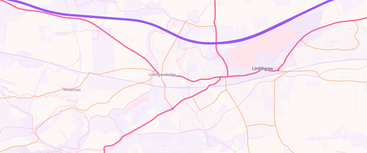Map showing the location of Mfg Linlithgow