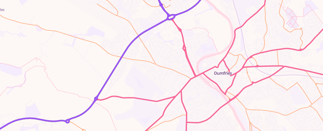 Map showing Focus Motor Store Ltd, Dumfries