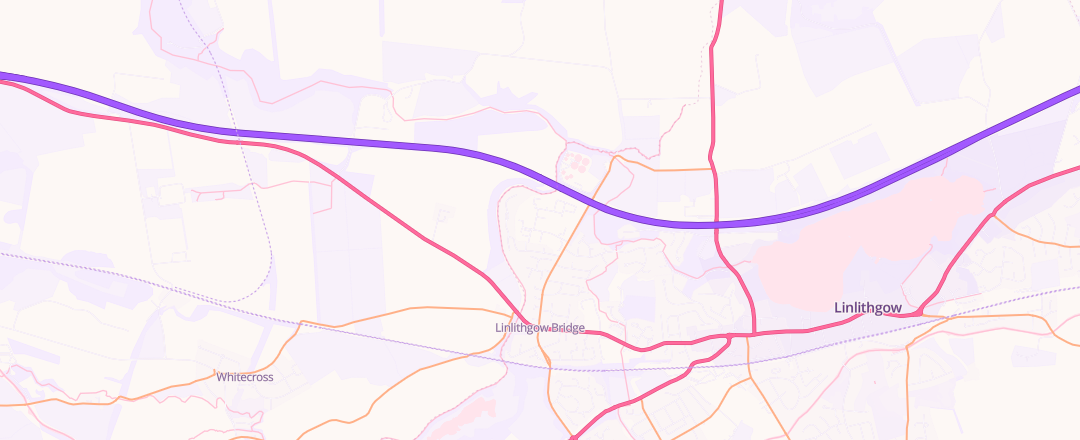 Map showing Hunters Of Linlithgow Ltd, Linlithgow