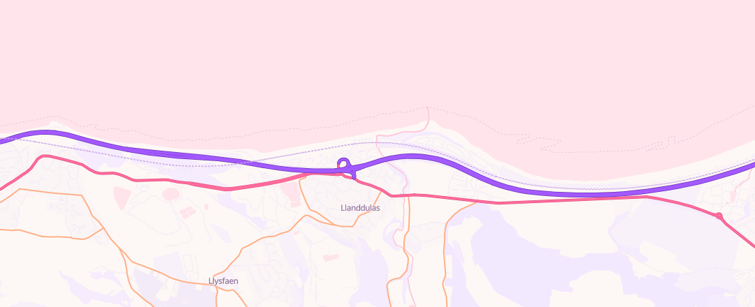 Map showing Tan Y Bont Garage Mot Ltd, Conwy