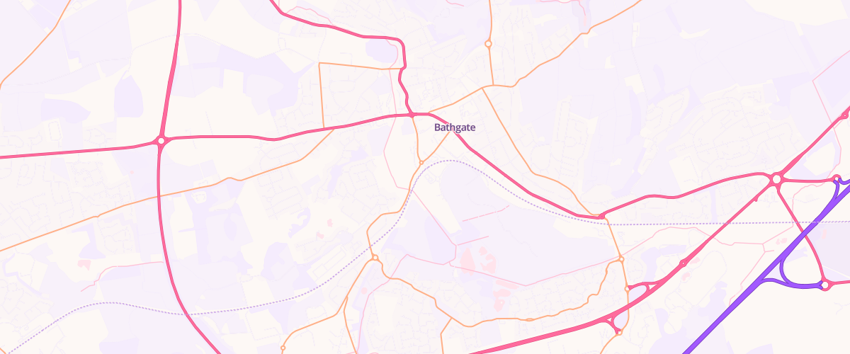 Map showing the location of Mfg Morrisons Bathgate