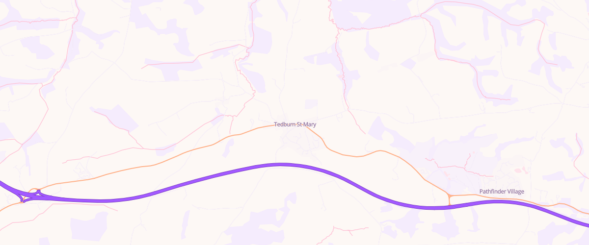 Map showing the location of Fry's Garage