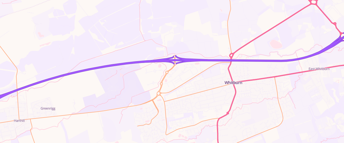 Map showing the location of Asda Heartlands Express Petrol