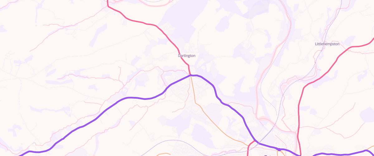 Map showing the location of Shinners Bridge Garage