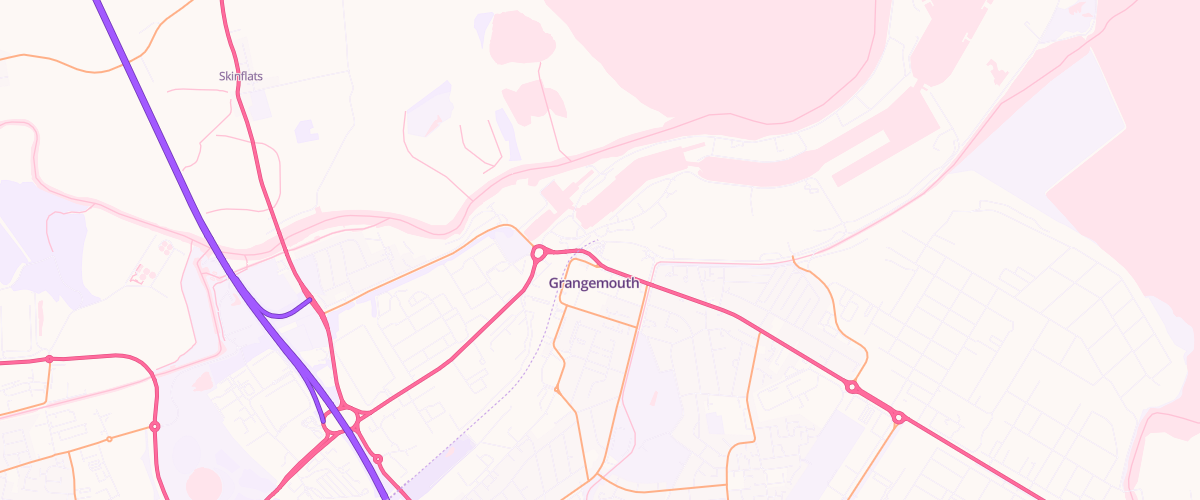 Map showing the location of Asda Grangemouth Superstore