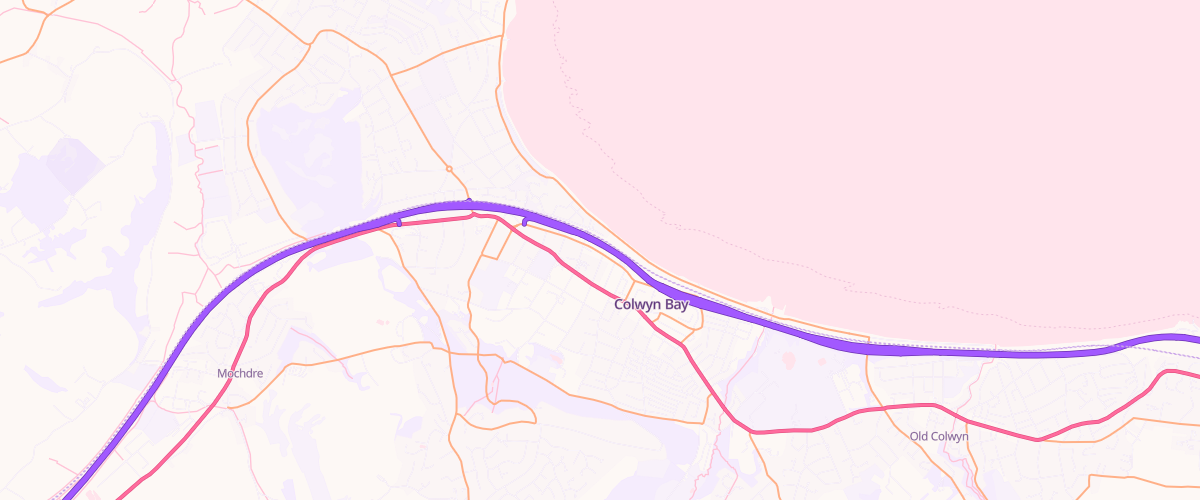 Map showing the location of Mfg Princes Drive