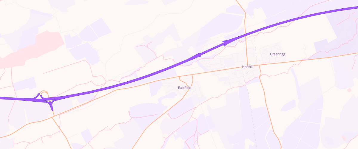 Map showing the location of Knowehead Garage