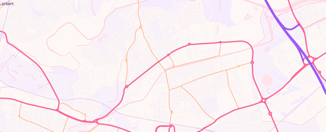 Map showing Farmer Autocare Limited, Falkirk