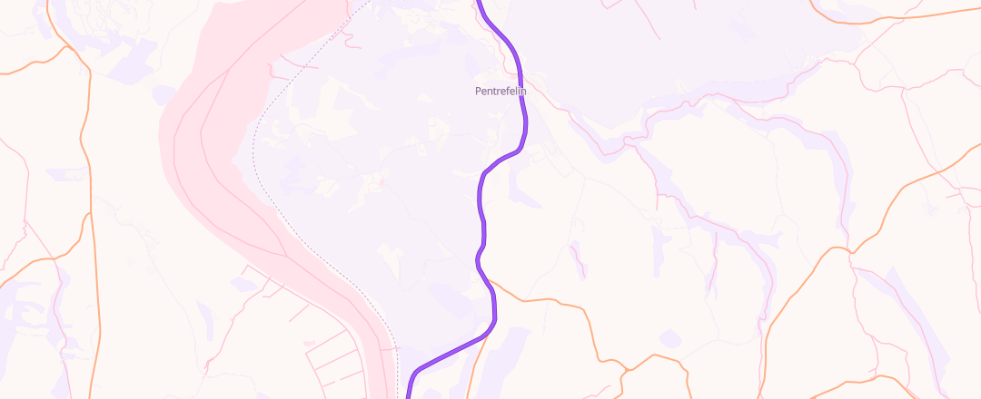 Map showing Parry's Commercials Ltd, Colwyn Bay