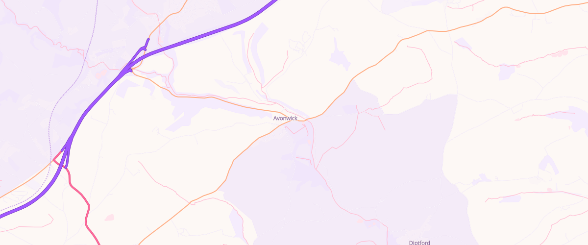 Map showing the location of Avon Garage Ltd