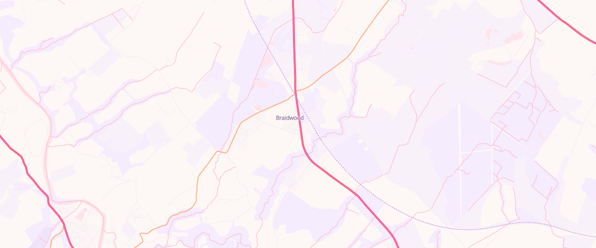 Map showing the location of Nellfield Filling Station