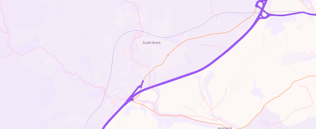 Map showing South Devon Auto Repair Ltd, South Brent