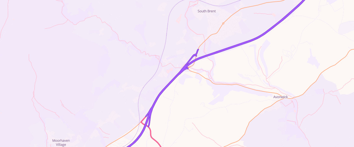 Map showing the location of Shell Co-Op Carew