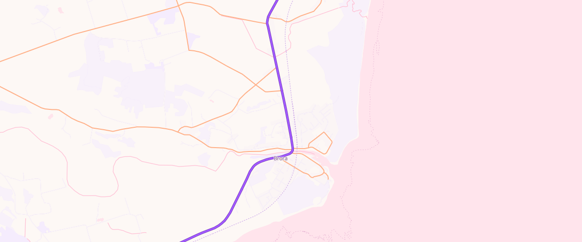 Map showing the location of Sutherland Arms Garage Ltd