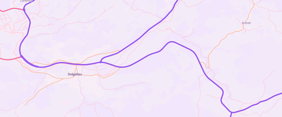 Map showing the location of Cwt Gwyn Cyf