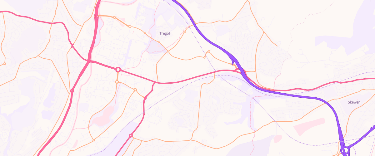 Map showing the location of Tgc Llansamlet
