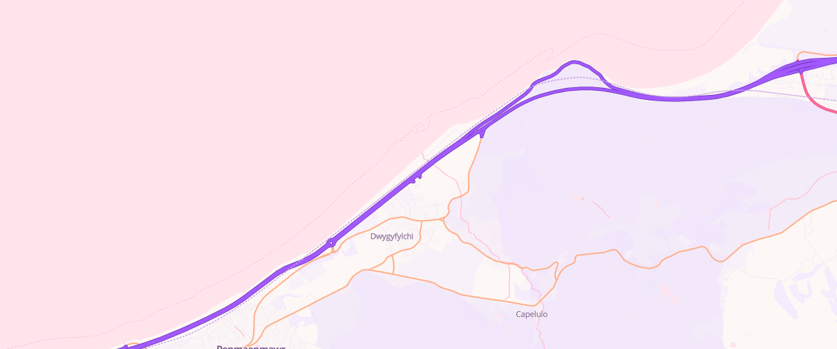 Map showing the location of Mfg Orme View