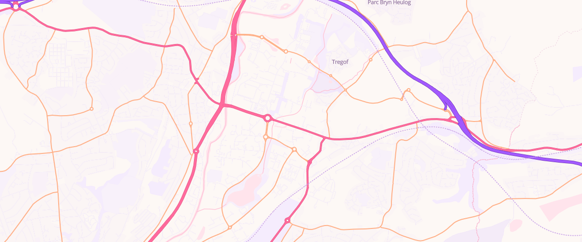 Map showing the location of Rontec Morriston