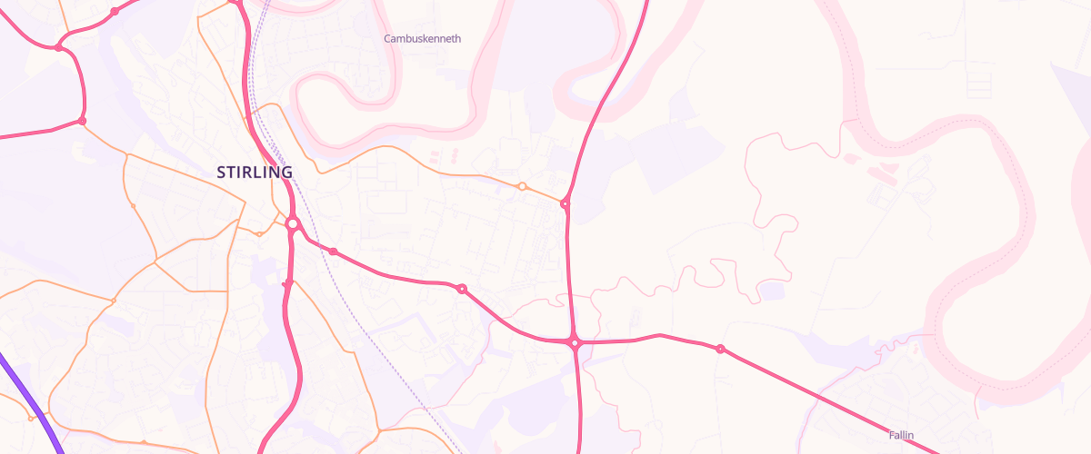 Map showing the location of Mfg Morrisons Stirling