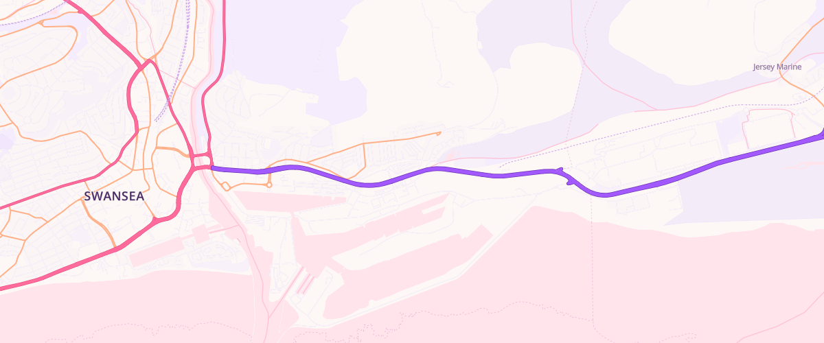 Map showing the location of Eg Port Tennant Pfs