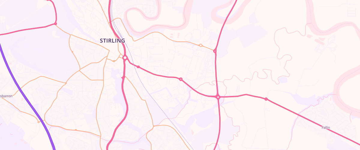 Map showing the location of Asda Stirling Express Petrol