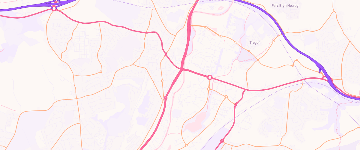 Map showing the location of Eg Morriston Pfs