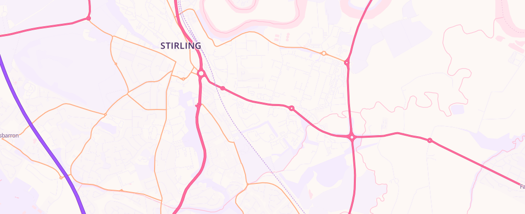 Map showing Halfords Autocentre, Stirling