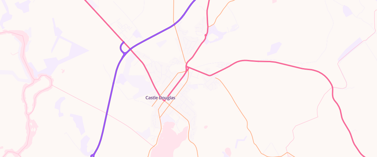 Map showing the location of Crown Filling Station