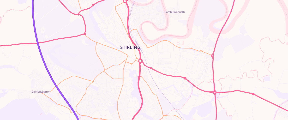 Map showing the location of Mfg Craigs