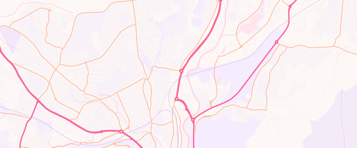 Map showing the location of Mfg Tawe