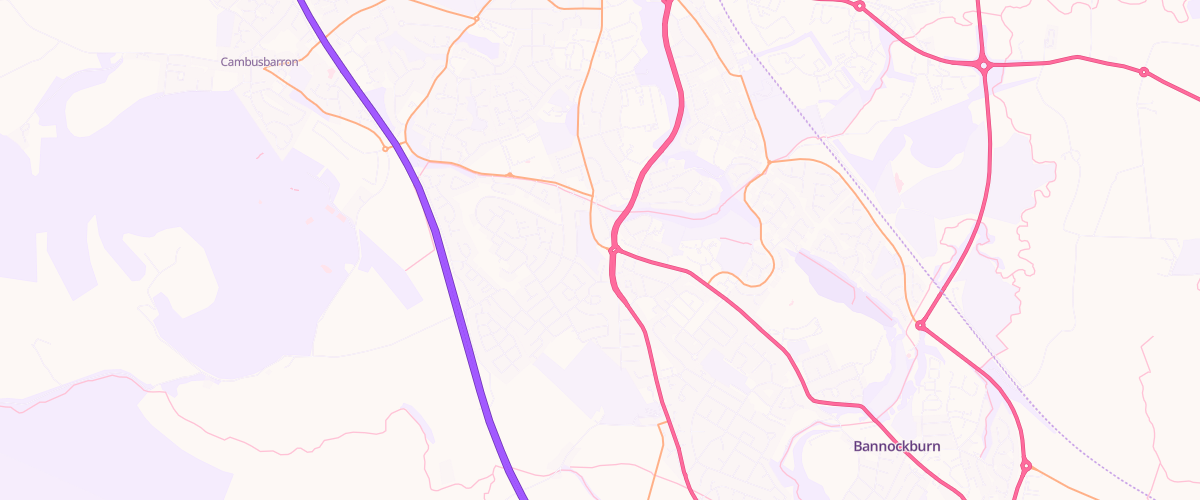 Map showing the location of Shell St Ninians