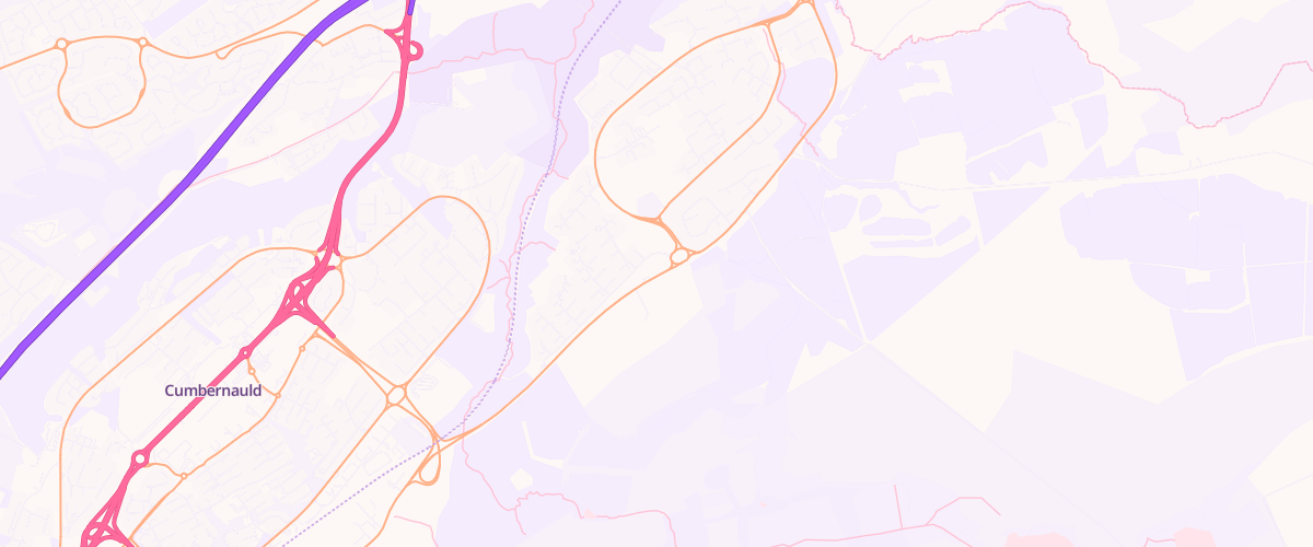 Map showing the location of Mfg Abronhill