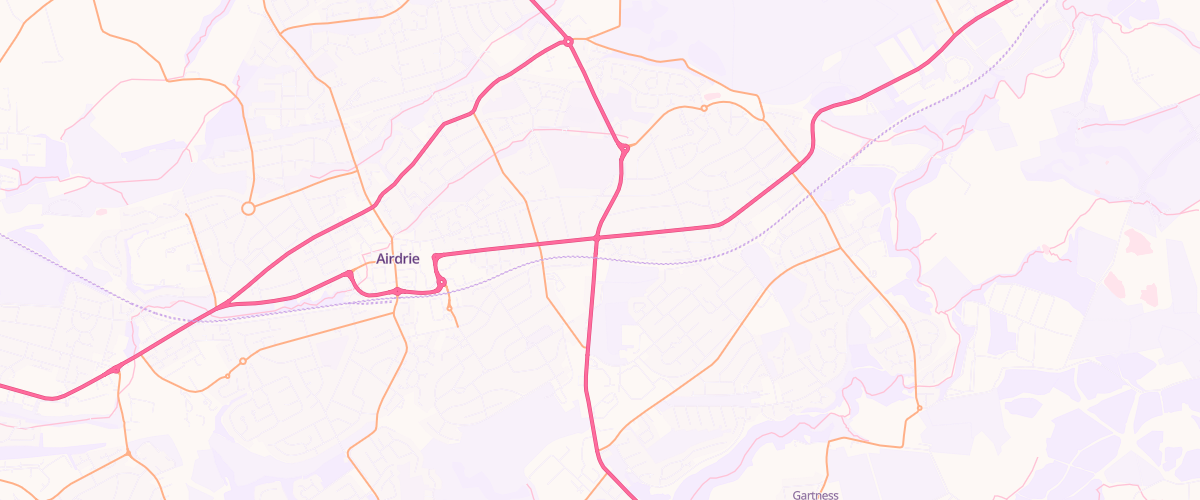 Map showing the location of Colston Sf Connect