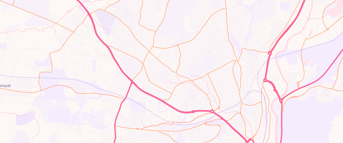 Map showing the location of Mfg Conway (swansea)