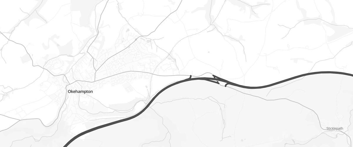 Map showing the location of Mole Avon Forecourt
