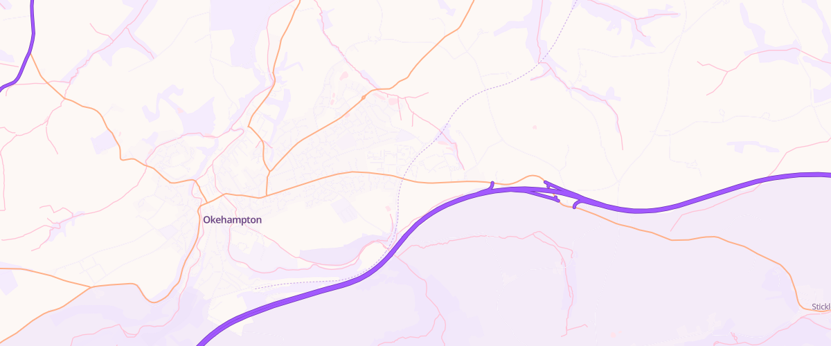 Map showing the location of Mole Avon Forecourt