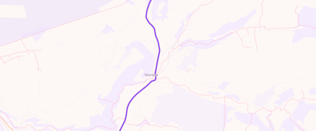 Map showing the location of Garej Davmor Ltd
