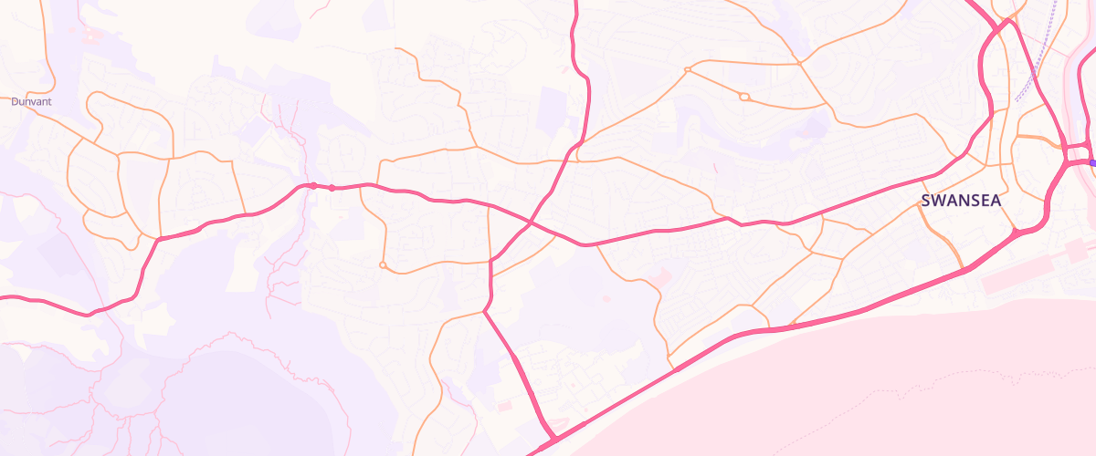 Map showing the location of Shell Sketty