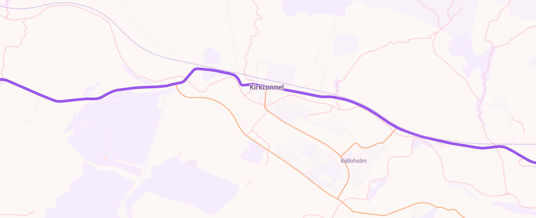 Map showing H A Harkness, Sanquhar