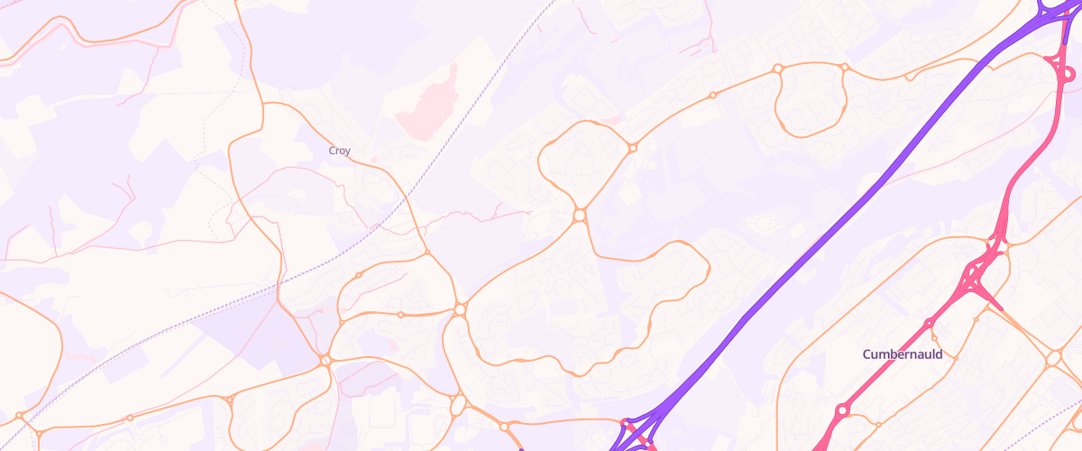 Map showing the location of Glasgow Craigmarloch Superstore Petrol