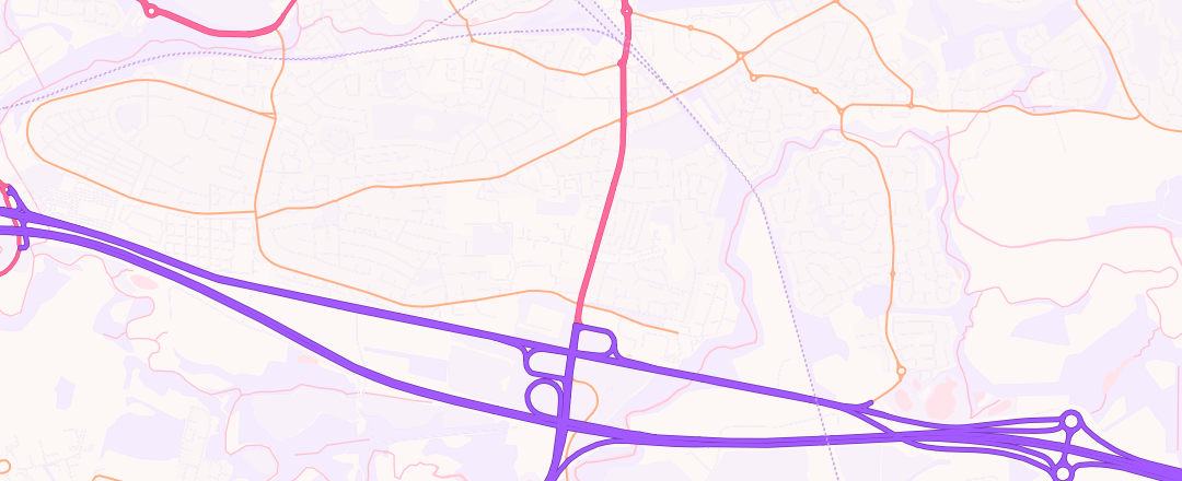 Map showing Flemings Mot & Service Station, Coatbridge