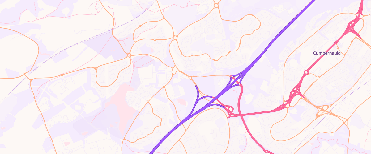 Map showing the location of Craiglinn Sf Connect